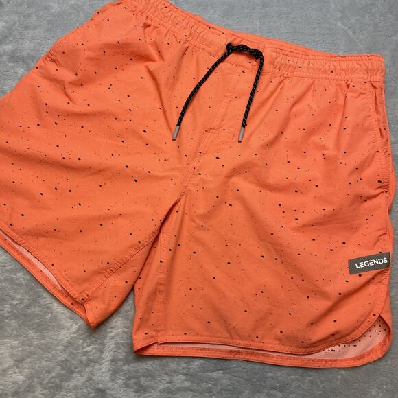 Legends Luka HD Mesh Shorts Mens XL Sea Splatter 7" Inseam Unlined Performance - Picture 1 of 8